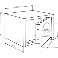 Coffre-fort Burg-Wachter Combi-line CL 410 E