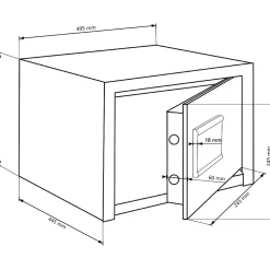 Coffre-fort Burg-Wachter Magno-Safe M 520 S - 28 L