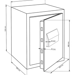 Coffre-fort Burg-Wachter MT 640 E FP - 45,3 L