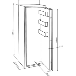 Coffre-fort Burg-Wachter ranger N 7 S - 130 L