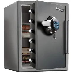 Coffre-fort Ignifuge et Etanche XXL 56,6 Litres Combinaison Electronique et A Clé - LTW205GYC