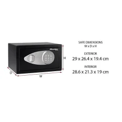 Coffre-fort MASTER LOCK X041ML 11L - Serrure Electronique - Idéal pour Bijoux, Papiers d'Identite