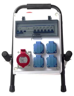 Coffret De Chantier 5 Prises 63a 400v Sur Pied