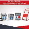 Coffret de Chantier Monophasé 230V ATOLE - 4 Prises NF 2P+T - 16A - 9 Modules - Coffret Électrique avec câble