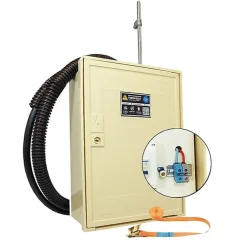 Coffret de chantier monophasé 12 kW - pack complet raccordement aérien 15 mètres conforme ENEDIS avec bornier IP2X