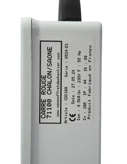 Coffret de chantier monophasé avec arrêt d'urgence