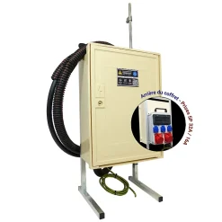 Coffret de chantier triphasé 6/18 kW - pack complet raccordement SOL 3m avec prises 32A 16A conforme ENEDIS