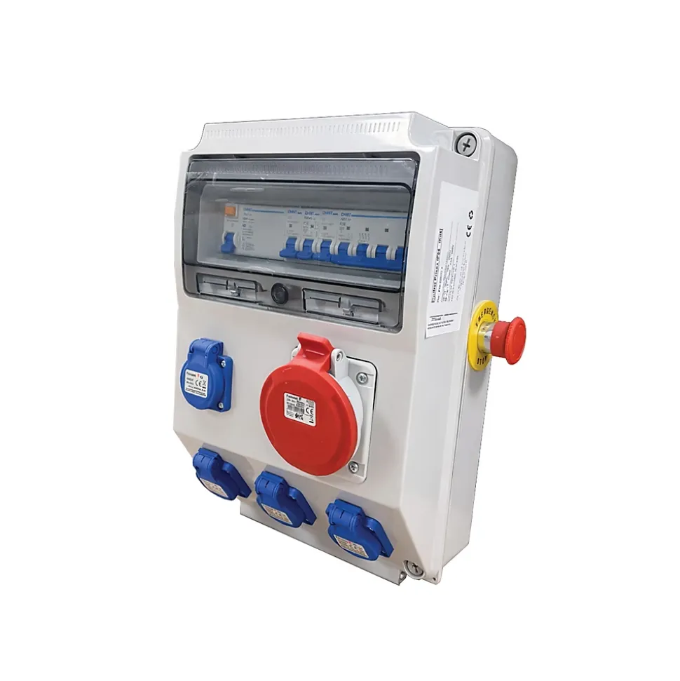 Coffret de Chantier Triphasé 440V ATOLE - 4P+N+T - IP44 IK08 - 32A - Coffret Électrique