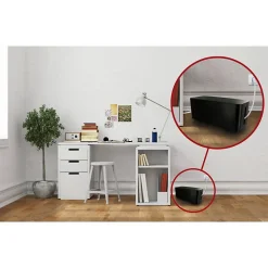 Coffret de rangement câbles et multiprises taille moyenne noir