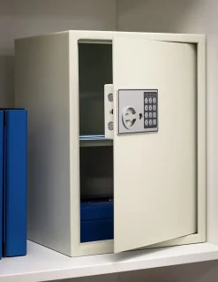 Coffret de sécurité à poser Vincennes, fermeture électronique à code, 2 pênes, 53L - THIRARD