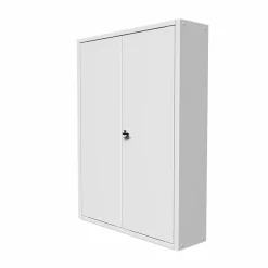 Coffret d'habillage ATOLE en acier avec clé pour tableaux électriques double - H 54 x L 58,5 x P 16 cm - Réf. RCH2T516GSS