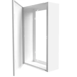 Coffret d'habillage ATOLE 13 modules en acier blanc pour tableaux éléctriques - H 540 x L 340 x P 140 mm - Réf. RCH100