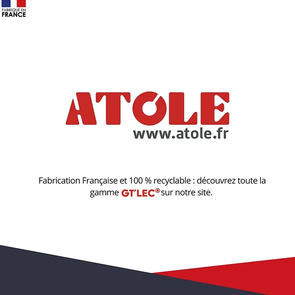 Coffret d'habillage ATOLE 13 modules en acier blanc avec serrure à clef - H 670 x L 340 x P 140 mm - Réf. RCH200GSS