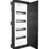 Coffret encastré anthracite 4 rangées Solera