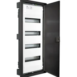 Coffret encastré anthracite 4 rangées Solera