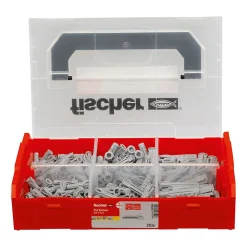 Coffret Fixtainer Chevilles Sx Plus 6,8 / 10 Fischer 567904 Sans Vis