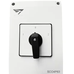 Coffret Inverseur De Source Manuel 63a Monophasé Ou Triphasé Pour Groupe électrogène - Avec Position 0