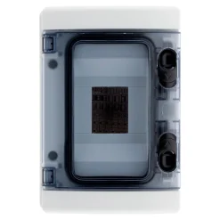 Coffret IP65 4 modules + accessoires Zenitech