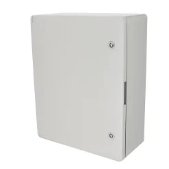 Coffret électrique ABS 400 x 500 x 180 mm Tableau électrique nu avec plaque de montage galvanisée, HOROZ