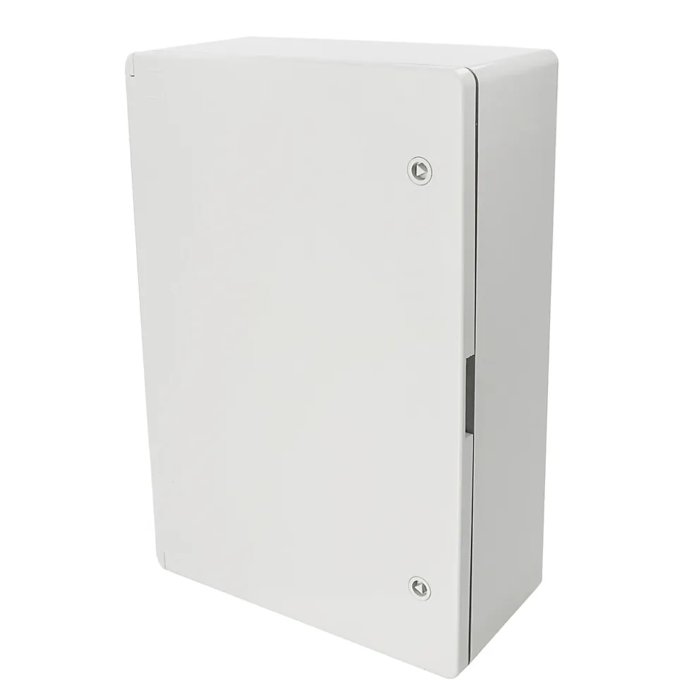 Coffret électrique ABS 400 x 600 x 200 mm Tableau électrique nu avec plaque de montage galvanisée, HOROZ