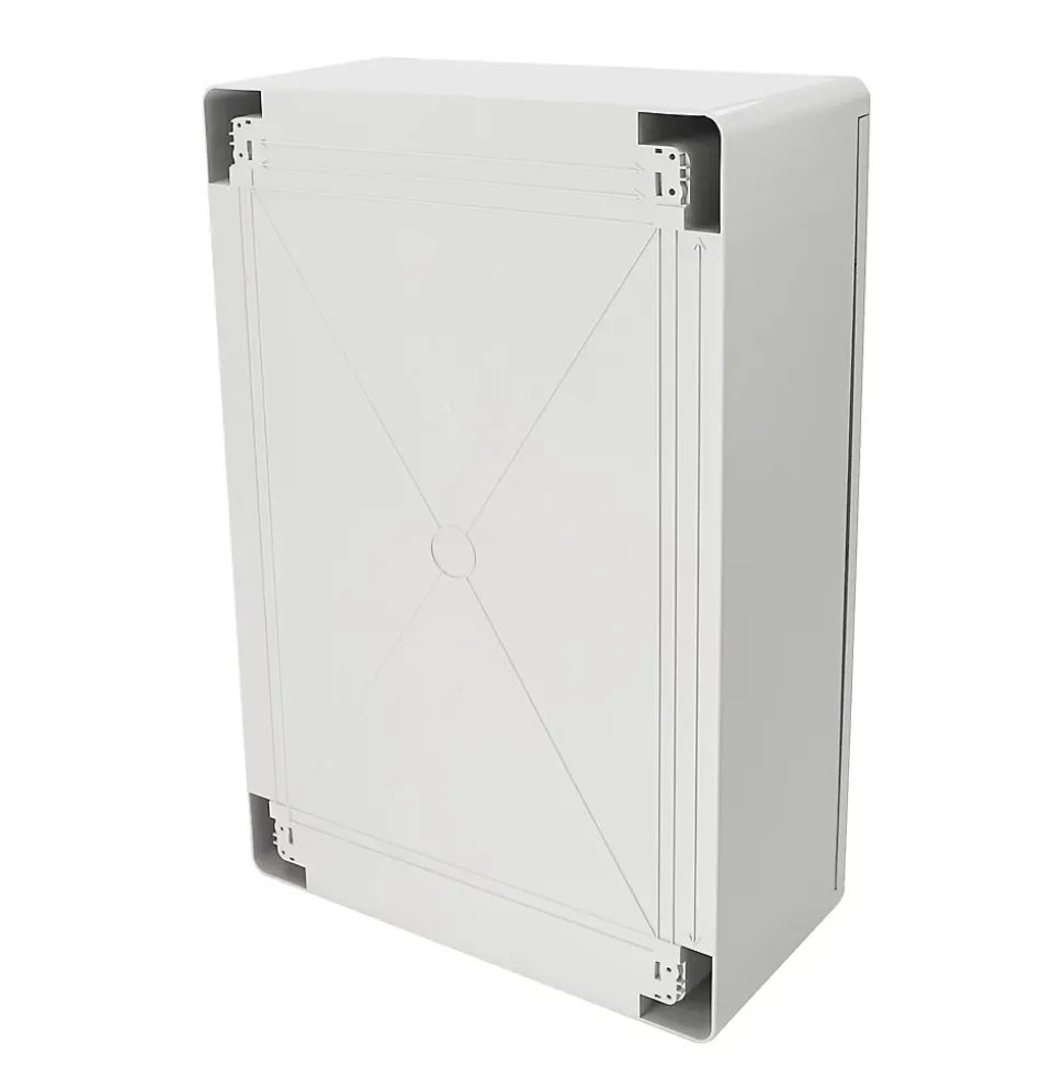 Coffret électrique ABS 400 x 600 x 200 mm Tableau électrique nu avec plaque de montage galvanisée, HOROZ