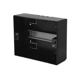 Coffret électrique en saillie 8 modules Tableau électrique nu noir fumé, 215,5 x 173,5 x 104,5 mm, HOROZ