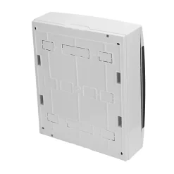 Coffret électrique en saillie 24 modules Tableau électrique nu blanc fumé, 286 x 340,5 x 112,5 mm, HOROZ
