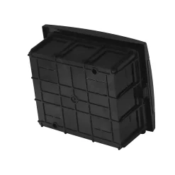 Coffret électrique encastré 8 modules Tableau électrique nu noir fumé, 215,5 x 173,5 x 104,5 mm, HOROZ