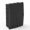 Coffret électrique encastré 16 modules Tableau électrique nu noir fumé, 215 x 290,5 x 110 mm, HOROZ