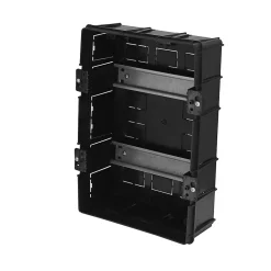 Coffret électrique encastré 16 modules Tableau électrique nu noir fumé, 215 x 290,5 x 110 mm, HOROZ