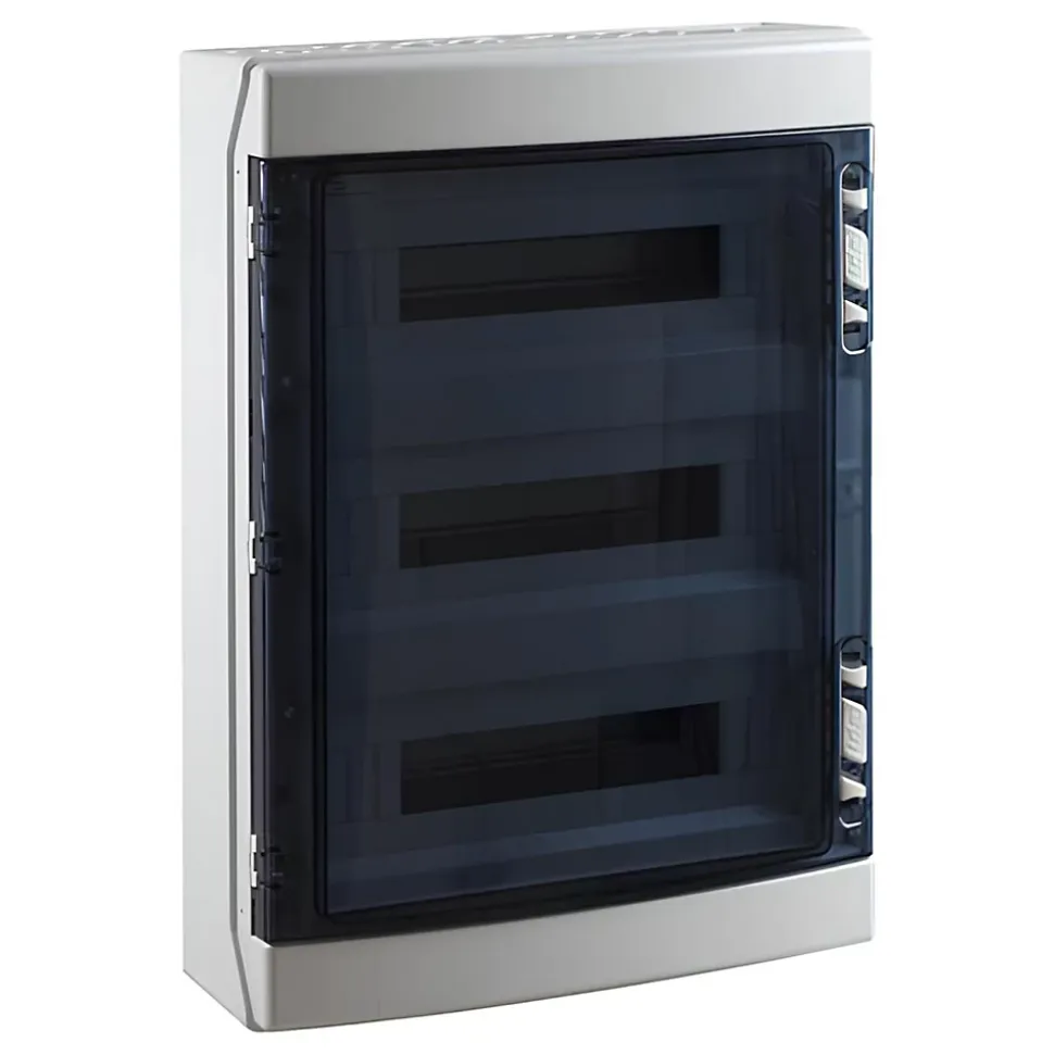Coffret électrique étanche Pour L'extérieur Ip65 - 3 Rangées De 18 Modules - Hxlxp 586x418x148mm Ide Ecology