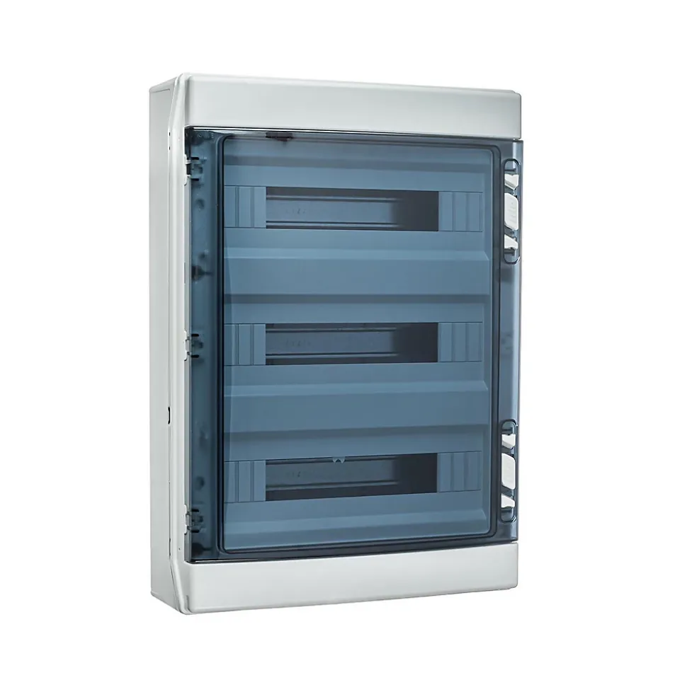 Coffret électrique étanche Pour L'extérieur Ip65 - 3 Rangées De 18 Modules - Hxlxp 586x418x148mm Ide Ecology