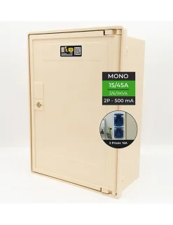 Coffret Mono 3/6/9 Kw +2 Prises