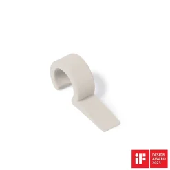 Coin de porte escargot Rei beige ⌀2,4x H.4,3 cm