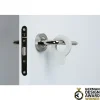 Coin de porte lock Rei sable ⌀8,2x H.1,5 cm