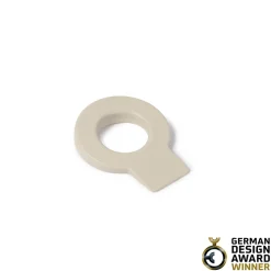 Coin de porte lock Rei sable ⌀8,2x H.1,5 cm