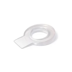 Coin de porte lock Rei transparent ⌀8,2x H.1,5 cm