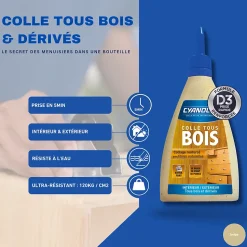 Colle à bois Cyanolit 290g collage renforcé