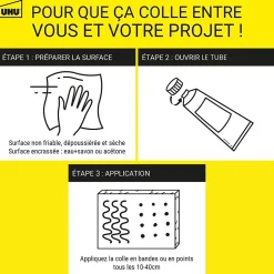 Colle à bois Uhu Wood Max Express Power 7002043 en tube de 100 g