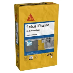 Colle à carrelage extérieur Sika SikaCeram Piscine 25 kg
