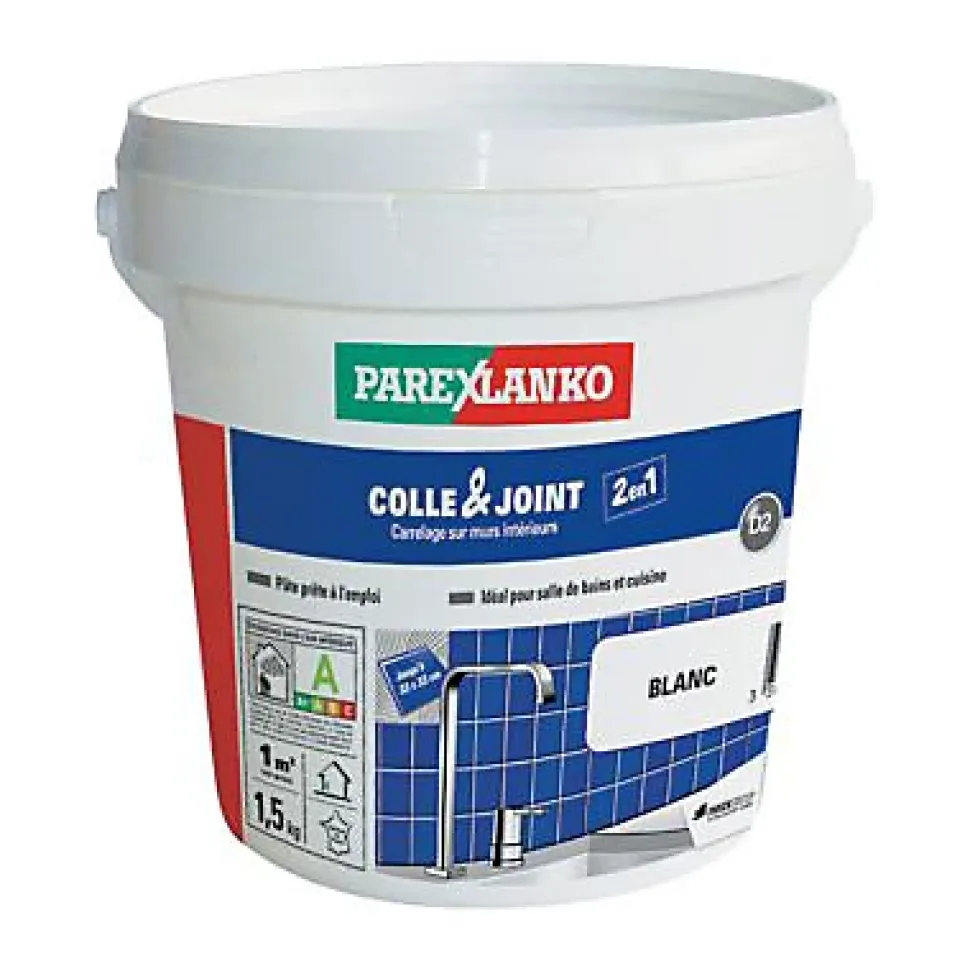 Colle & joint pâte blanc Parexlanko 1,5 kg