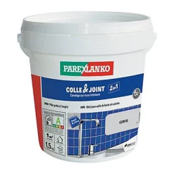 Colle & joint pâte gris Parexlanko 1,5 kg
