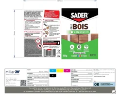 Colle Bois Sader Extérieur PU Polyuréthane 250g