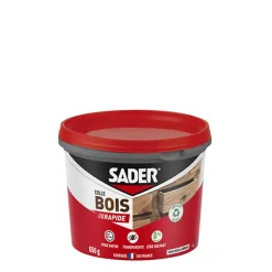 Colle Bois Sader Prise Rapide Transparente 650 g