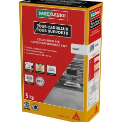 Colle carrelage blanche hautes performances 5 kg Parexlanko