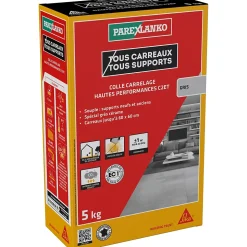 Colle carrelage grise hautes performances 5 kg Parexlanko