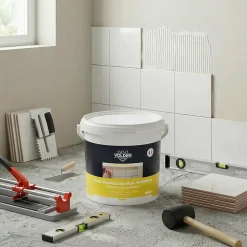 Colle carrelage mur intérieur cuisine et salle de bain blanc Volden 25kg