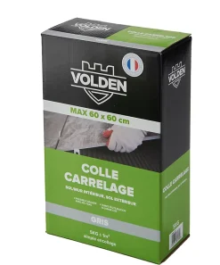 Colle carrelage sol int/ext et mur intérieur gris Volden C2E 5kg