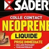 Colle Contact Néoprène Sader Liquide 2,5 L