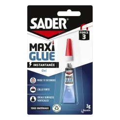 Colle cyanoacrylate Sader Maxiglue, gel 3g